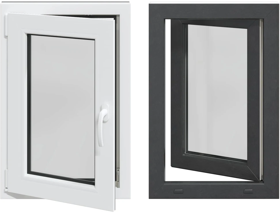 Bendras lango vidinis atspalvis baltas RISOR 60 x 80 cm