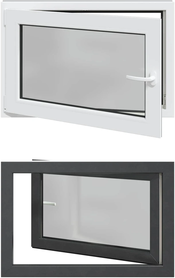 Bendras lango vidinis atspalvis baltas RISOR 90 x 70 cm