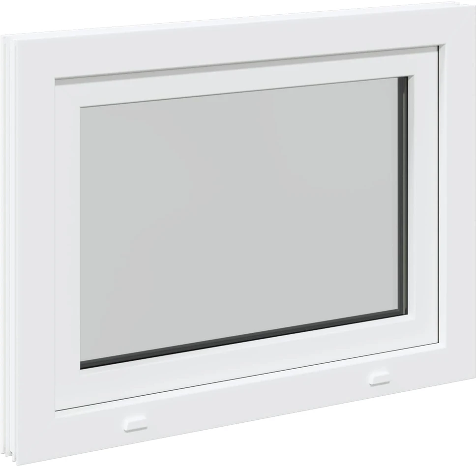 Bendras lango vidinis atspalvis baltas RISOR 80 x 50 cm