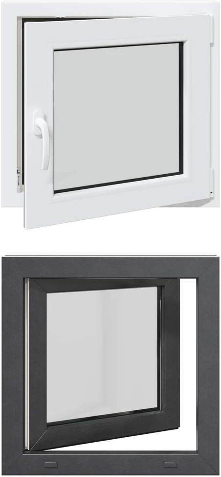 Bendras lango vidinis atspalvis baltas RISOR 60 x 60 cm