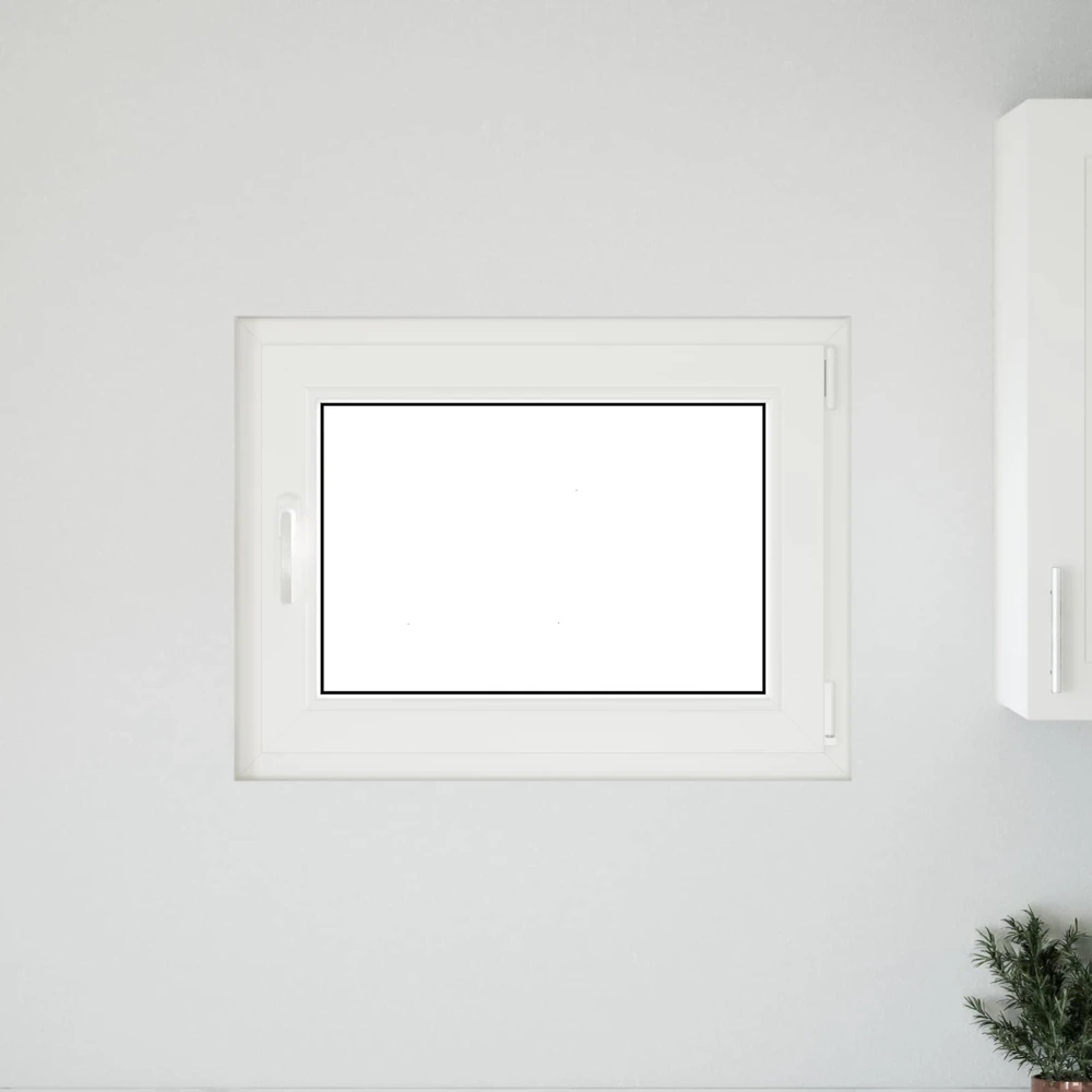 Bendras lango vidinis atspalvis baltas RISOR 80 x 60 cm