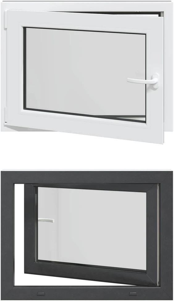Bendras lango vidinis atspalvis baltas RISOR 80 x 70 cm