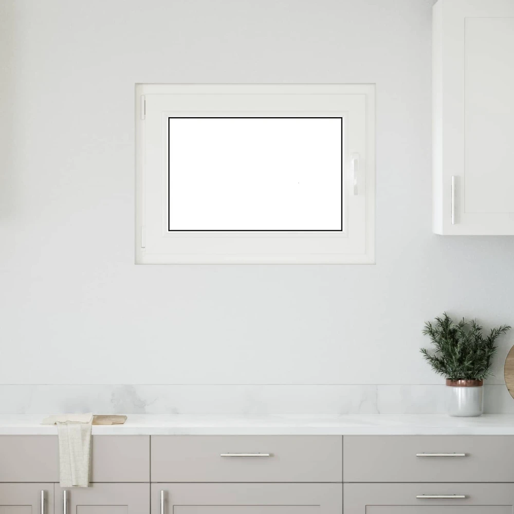 Bendras lango vidinis atspalvis baltas RISOR 80 x 60 cm