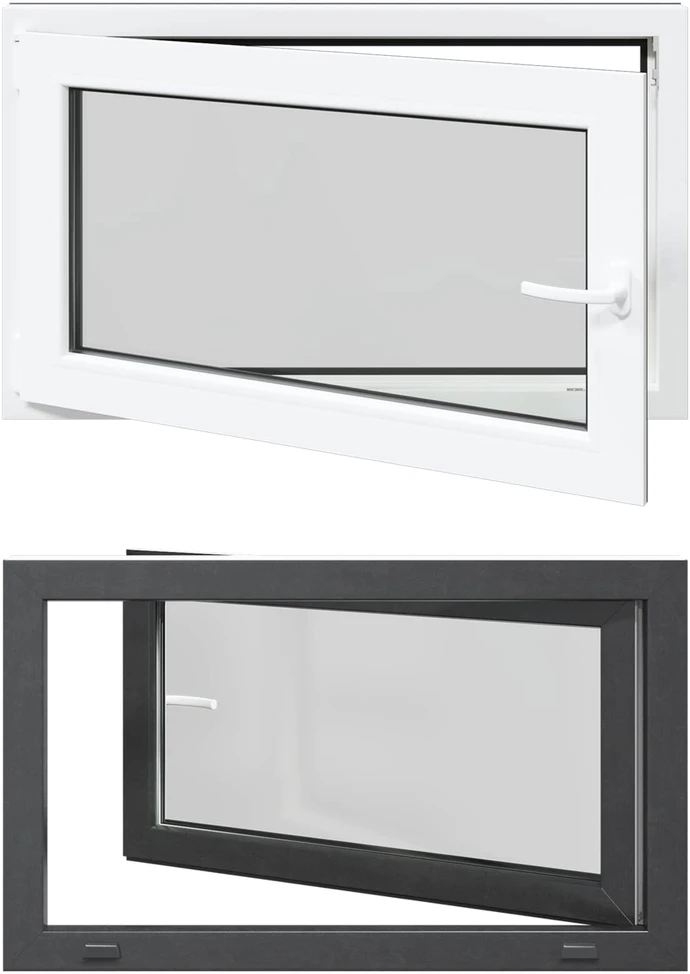 Bendras lango vidinis atspalvis baltas RISOR 100 x 60 cm