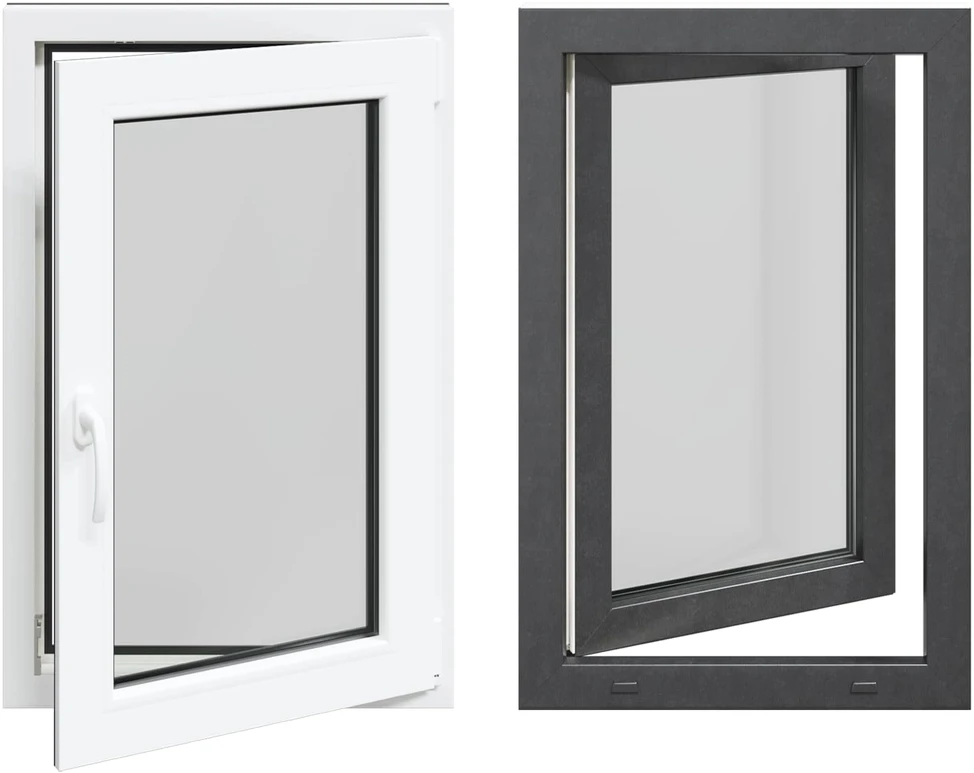 Bendras lango vidinis atspalvis baltas RISOR 60 x 100 cm