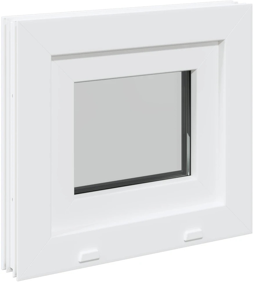 Bendras lango vidinis atspalvis baltas RISOR 45 x 40 cm