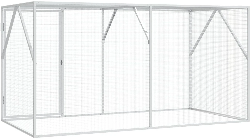 Paukščių narvas Sidabrinė 208 x 102 x 108 cm