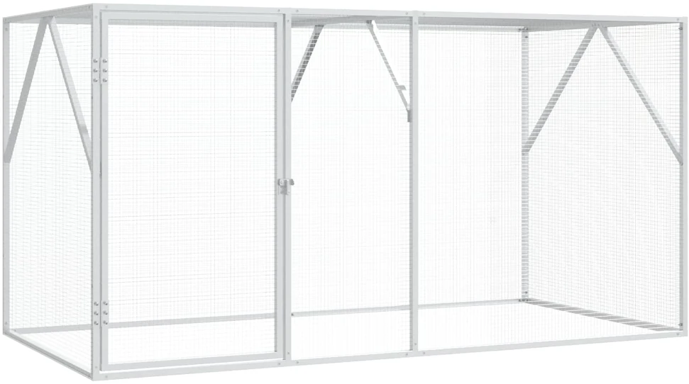 Paukščių narvas Sidabrinė 208 x 102 x 108 cm