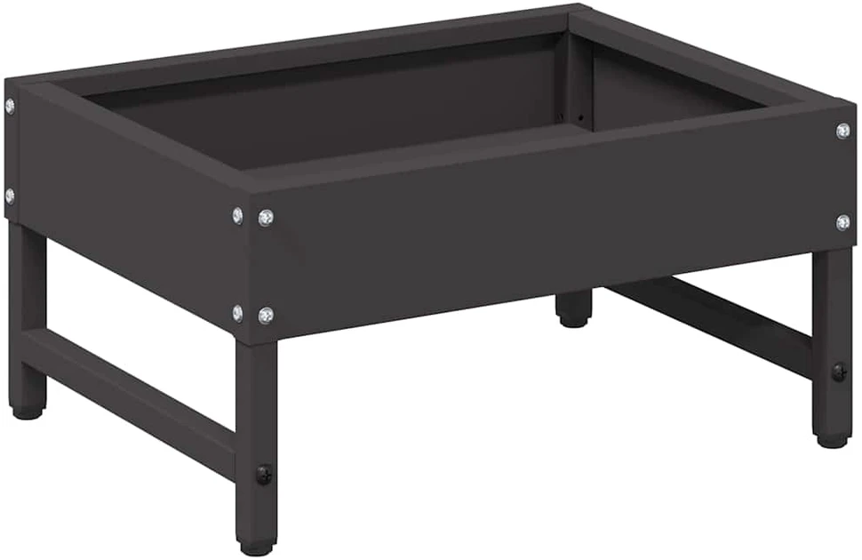 Paukščių šėrykla Juoda 80 x 28 x 13.5 cm