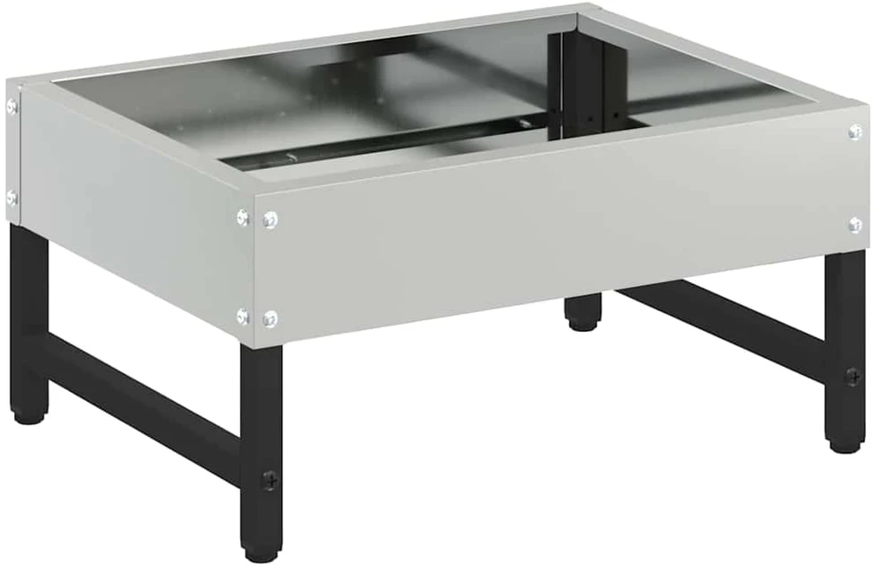 Paukščių šėrykla Sidabro 80 x 28 x 13.5 cm Cinkuota plienas