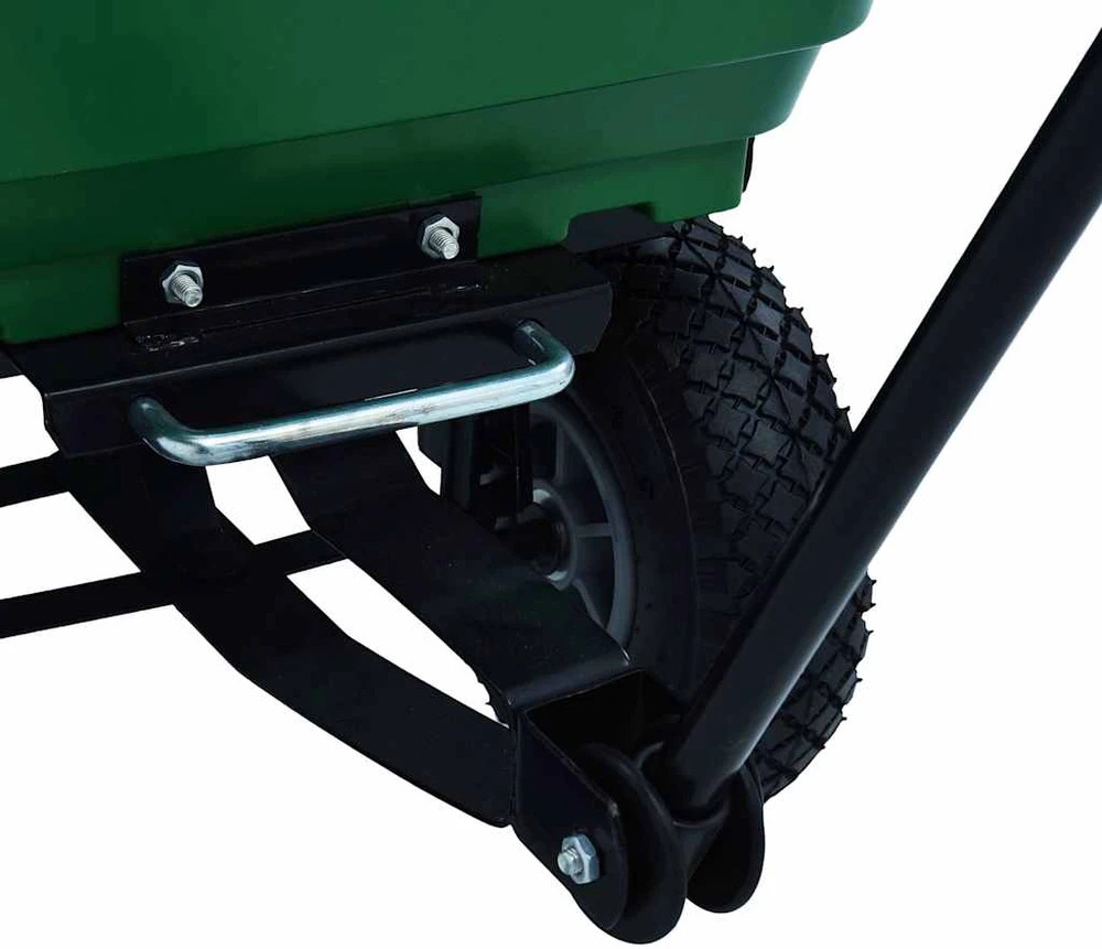 Paverčiamas rankinis sodo vežimėlis, žalios spalvos, 300kg, 75l