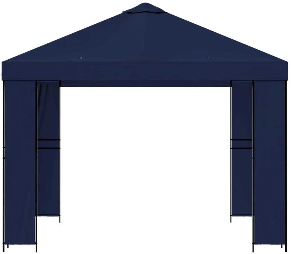 Pavėsinė 3 x 3 m Mėlyna Poliesteris ir plienas 190 gsm