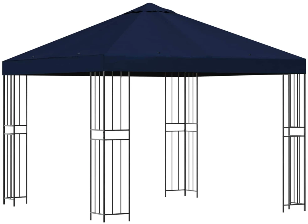 Pavėsinė 3 x 3 m Mėlyna Poliesteris ir plienas 190 gsm