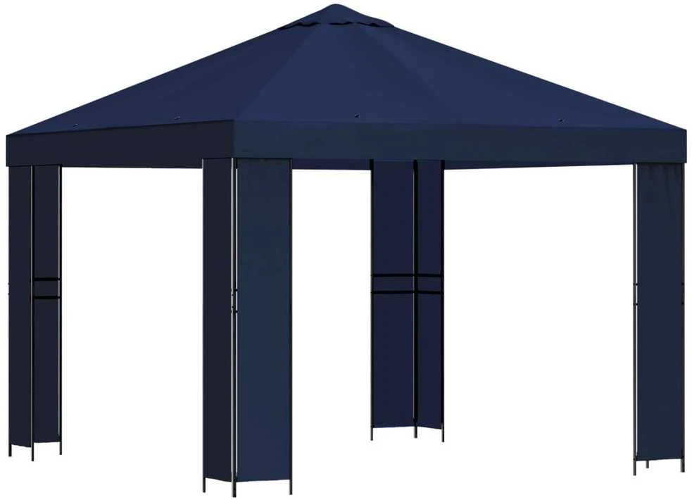 Pavėsinė 3 x 3 m Mėlyna Poliesteris ir plienas 190 gsm