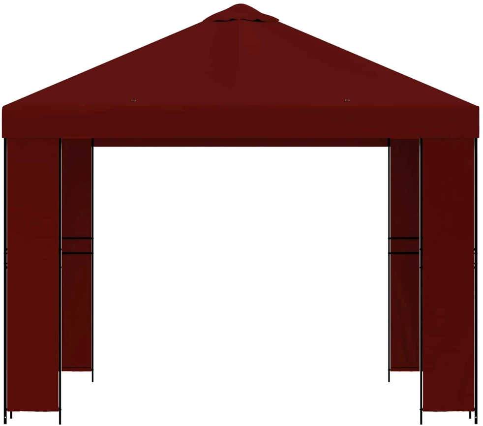 Pavėsinė 3 x 3 m Vyšninė Poliesteris ir plienas 190 gsm