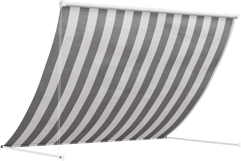 Pavėsinė Antracito ir baltos 300 x 150 cm