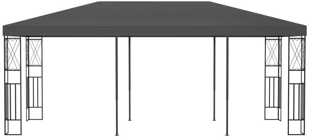 Pavėsinė, antracito spalvos, 3x6m, audinys