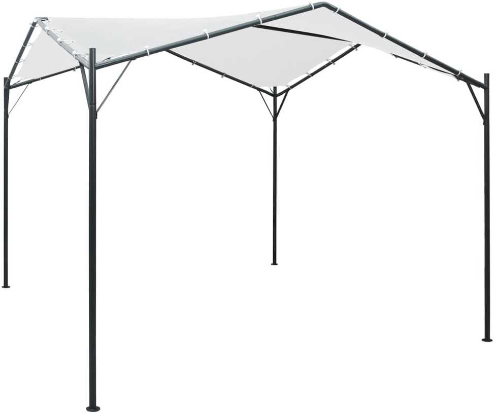 Pavėsinė, baltos spalvos, 3x3x2,6m, 180g/m²