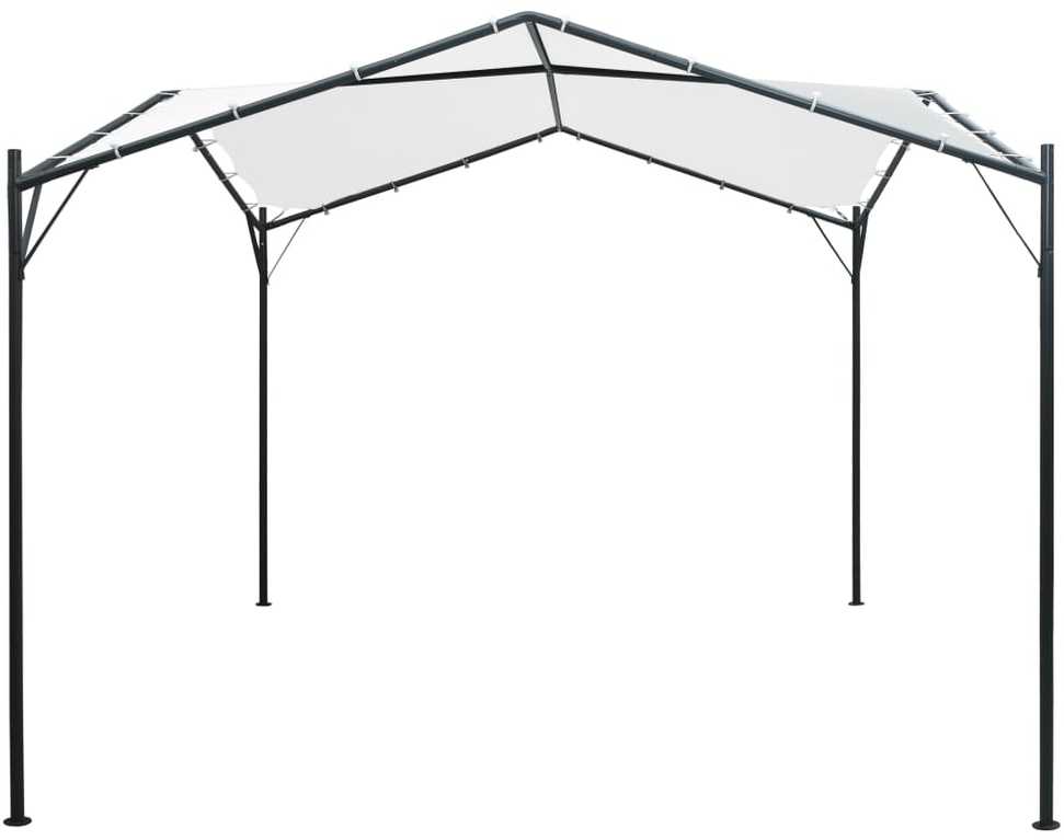 Pavėsinė, baltos spalvos, 3x3x2,6m, 180g/m²