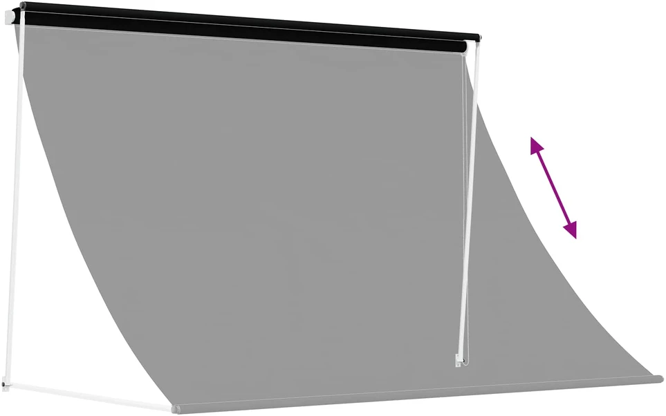 Pavėsinė Juoda 400 x 150 cm
