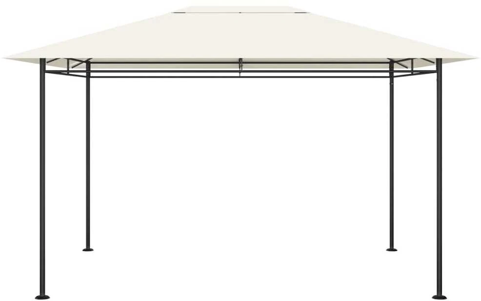 Pavėsinė, kreminės spalvos, 384x281x270 cm, 180g/m²