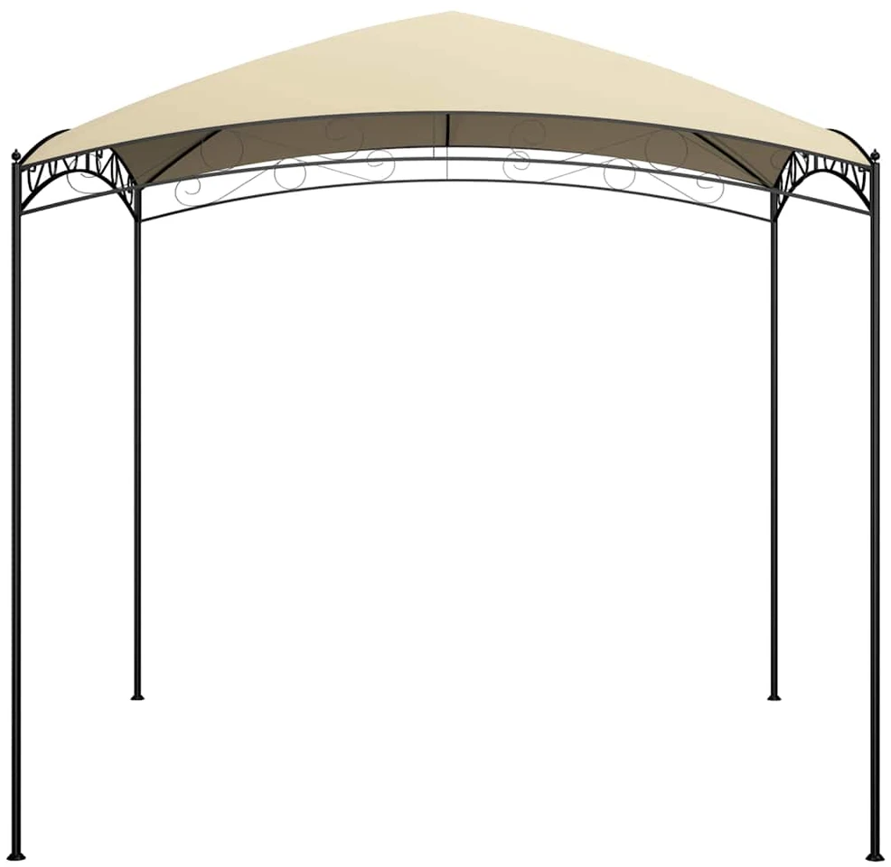 Pavėsinė, kreminės spalvos, 3x3x2,65m, 180 g/m²