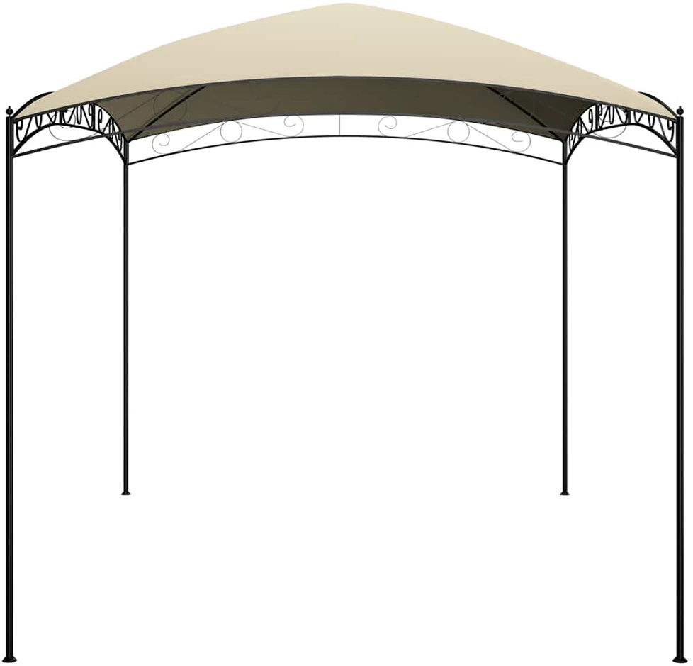 Pavėsinė, kreminės spalvos, 3x4x2,65m, 180 g/m²