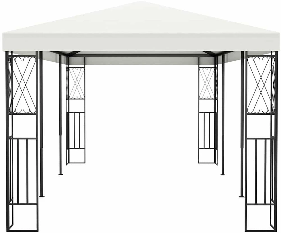Pavėsinė, kreminės spalvos, 3x6m, audinys
