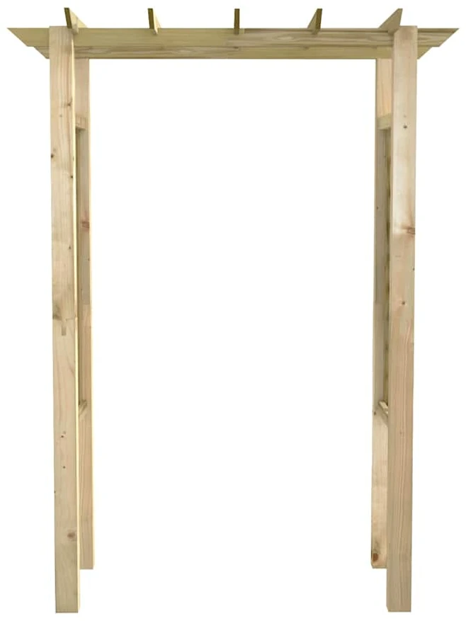 Pavėsinė/rožių arka, 150x60x204cm, impregnuota mediena