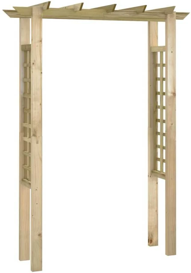 Pavėsinė/rožių arka, 150x60x204cm, impregnuota mediena