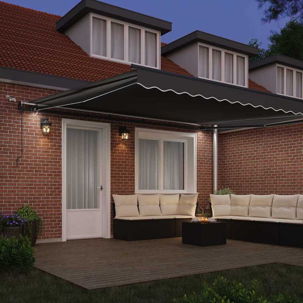 Elektrinis markizės rėmas su LED ir jutikliu 4 x 3,5 m