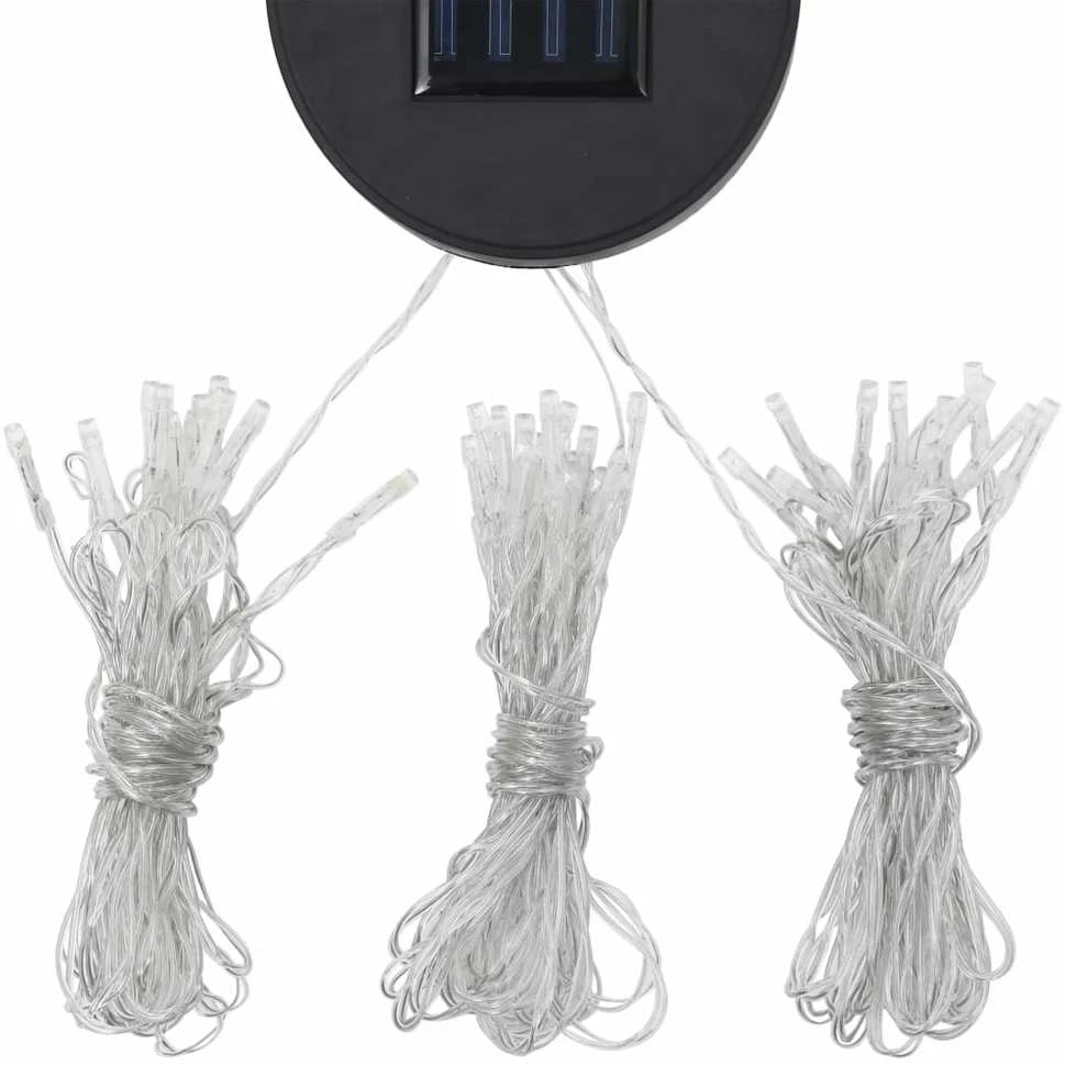 Pavėsinė su tinkleliu nuo vabzdžių ir lemputėmis LED, antracito