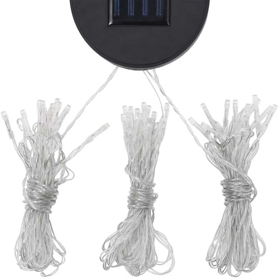 Pavėsinė su tinkleliu nuo vabzdžių ir lemputėmis LED, antracito