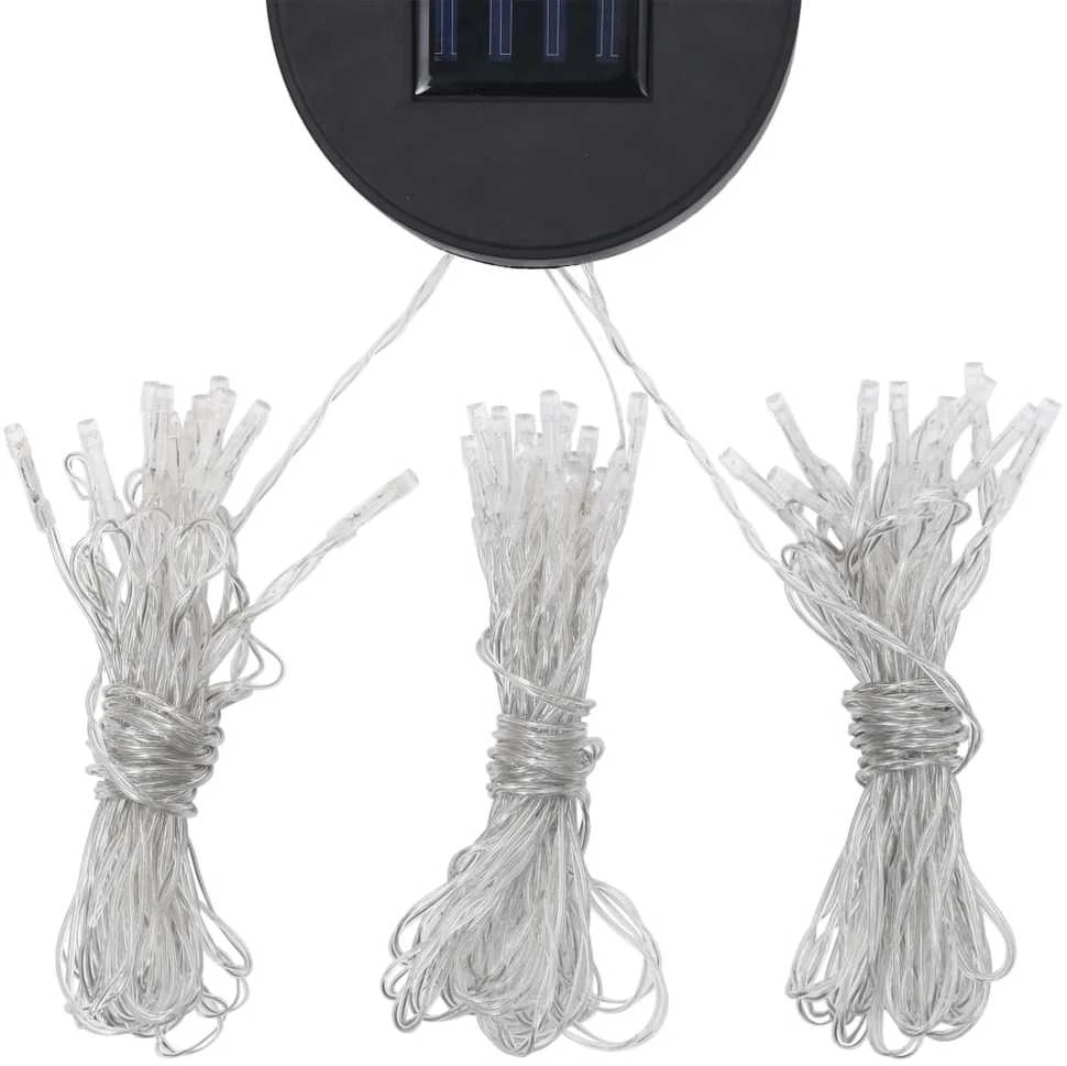 Pavėsinė su užuolaidomis ir lemputėmis LED, antracito, 4x3 m