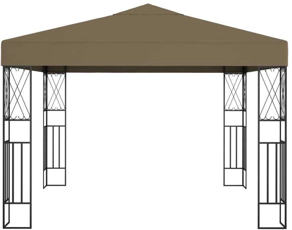 Pavėsinė, taupe spalvos, 3x3m, audinys