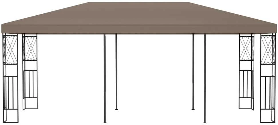 Pavėsinė, taupe spalvos, 6x3m, audinys