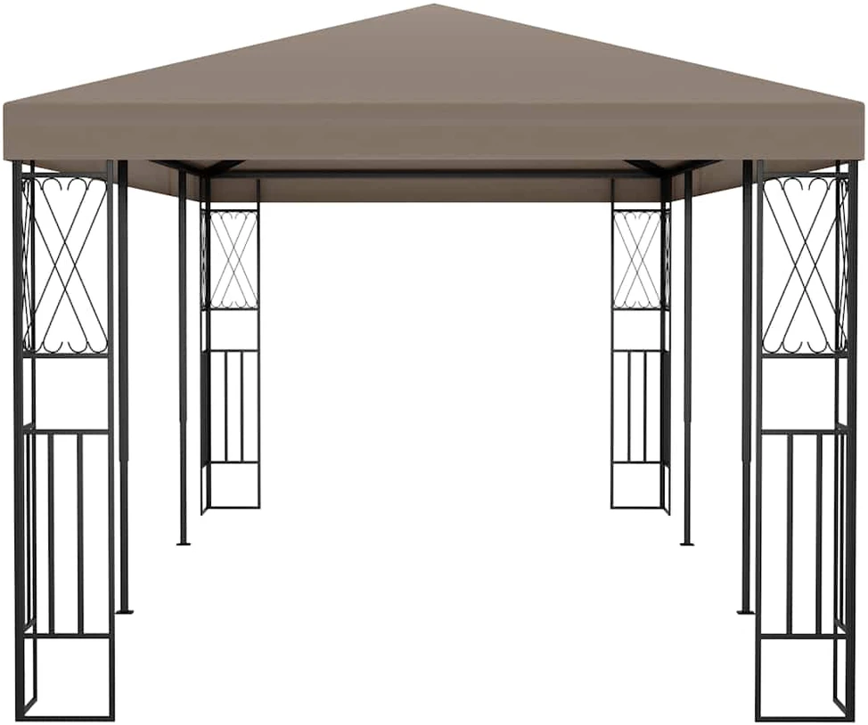 Pavėsinė, taupe spalvos, 6x3m, audinys