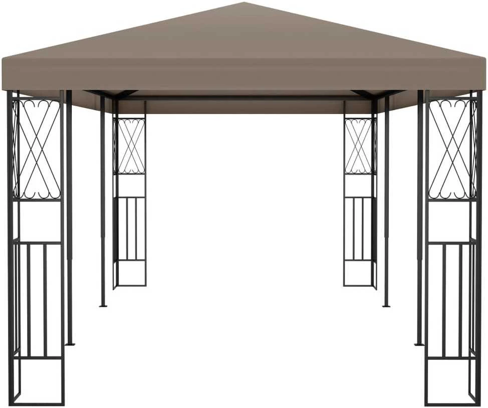 Pavėsinė, taupe spalvos, 6x3m, audinys