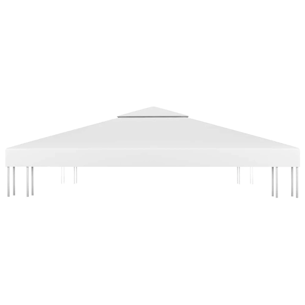 Pavėsinės uždangalas, 2 pakopų, baltas, 3x3m, 310 g/m²