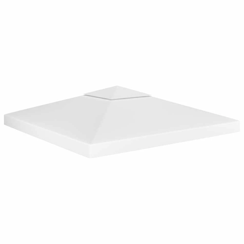 Pavėsinės uždangalas, 2 pakopų, baltas, 3x3m, 310 g/m²