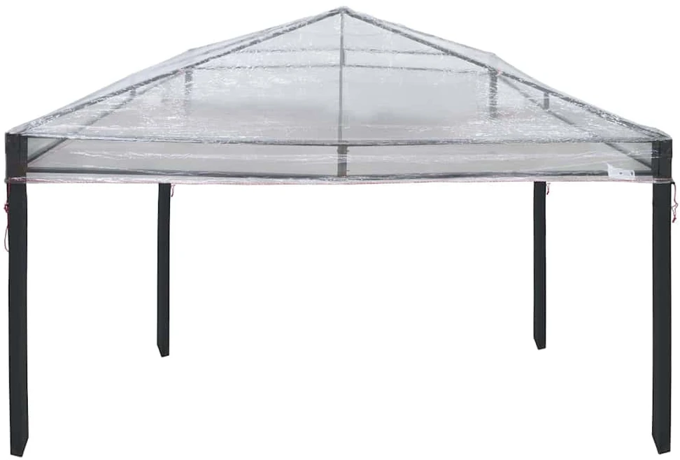 Paviliono dangos keitimas 300 x 300 x 26 cm Skaidrus PVC