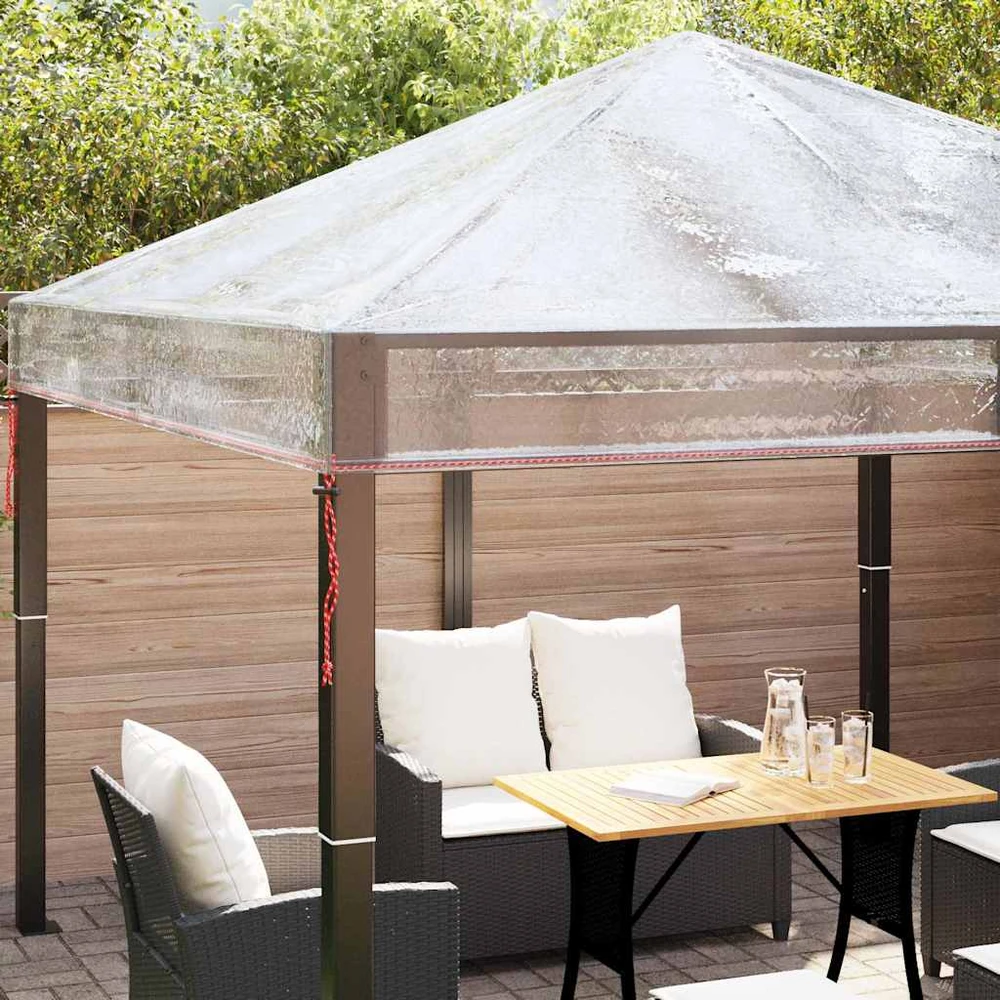 Paviliono dangos keitimas 300 x 300 x 26 cm Skaidrus PVC