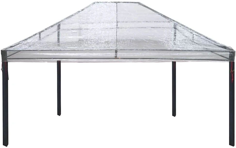 Paviliono dangos keitimas 400 x 300 x 32 cm Skaidrus PVC
