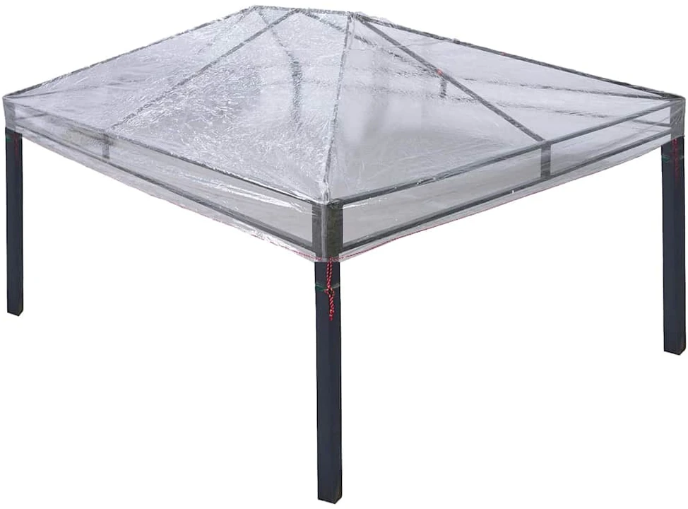 Paviliono dangos keitimas 400 x 300 x 32 cm Skaidrus PVC