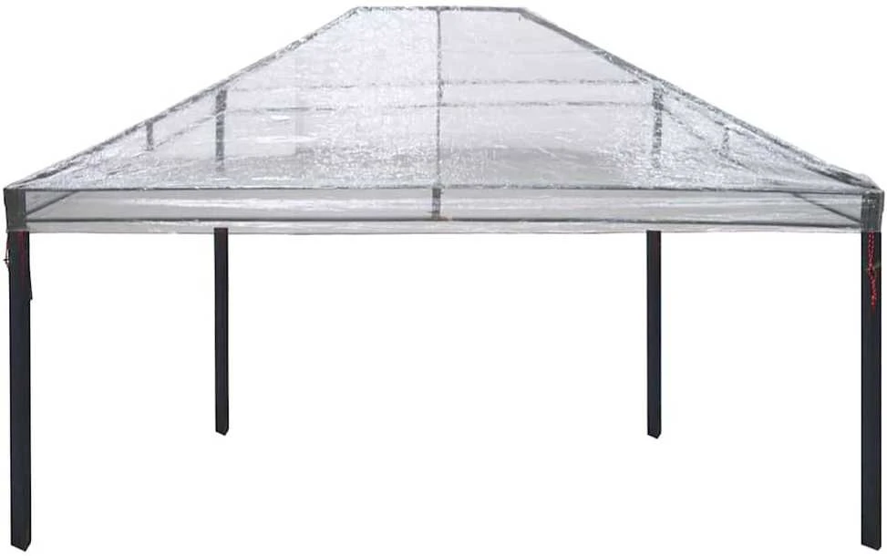 Paviliono dangos keitimas 400 x 300 x 32 cm Skaidrus PVC
