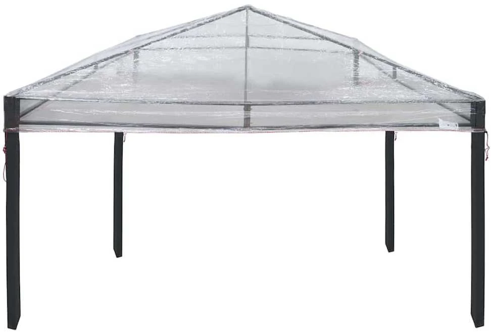 Paviliono dangos keitimas 300 x 300 x 26 cm Skaidrus PVC