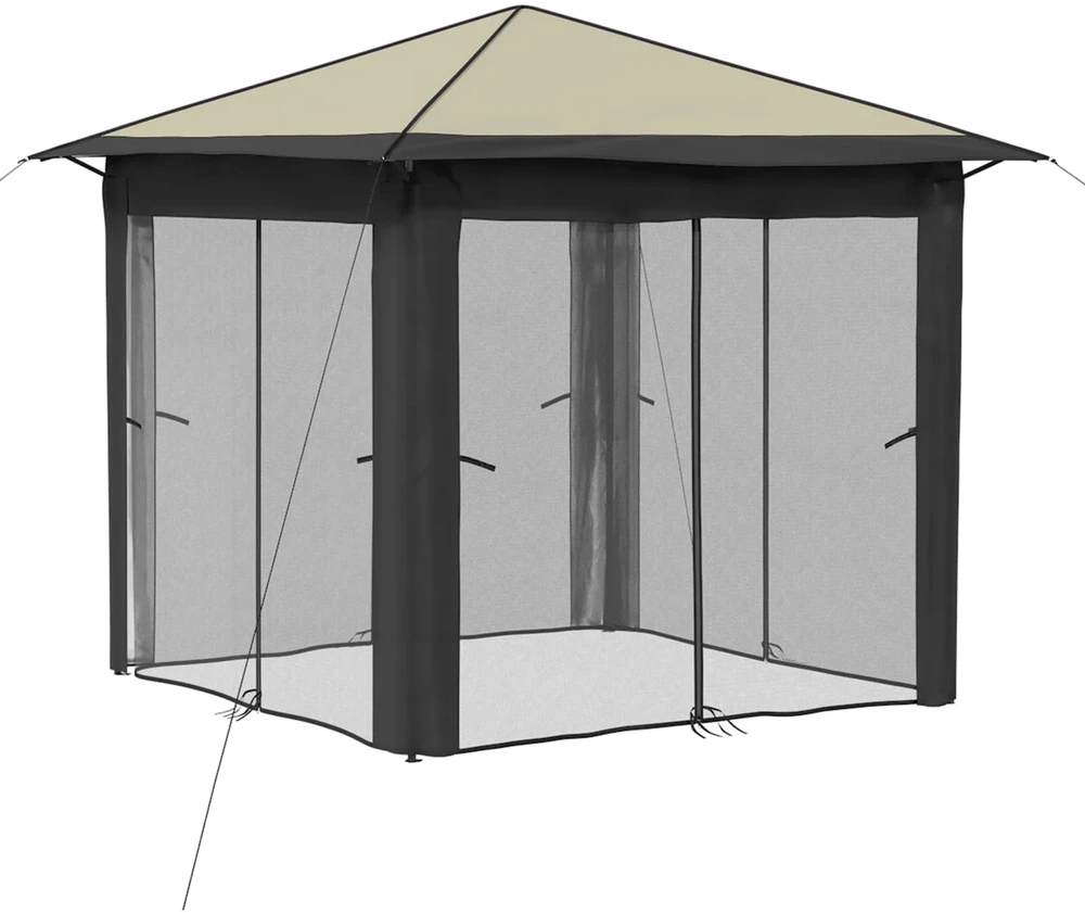 Paviljonas su 4 šoninėmis sienomis 2,6 x 2,6 m