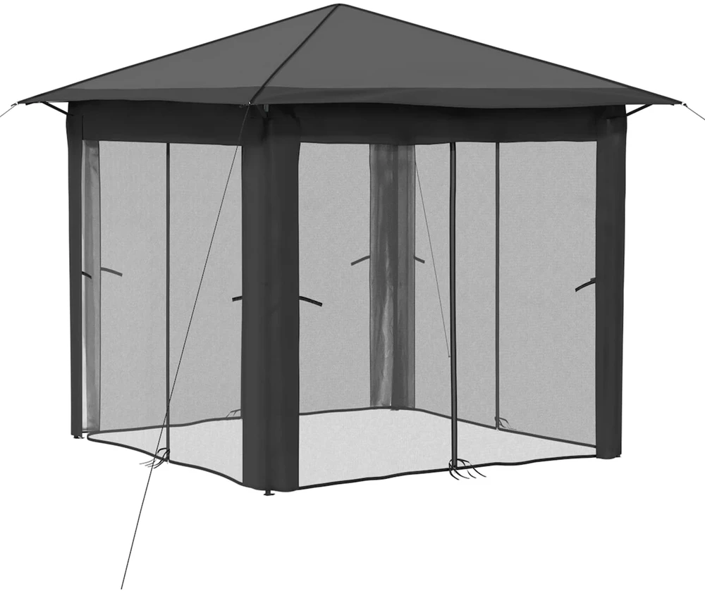 Paviljonas su 4 šoninėmis sienomis 2,6 x 2,6 m
