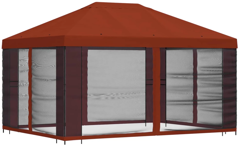Paviljonas su šoninėmis sienelėmis 4 × 3 m Terakotos