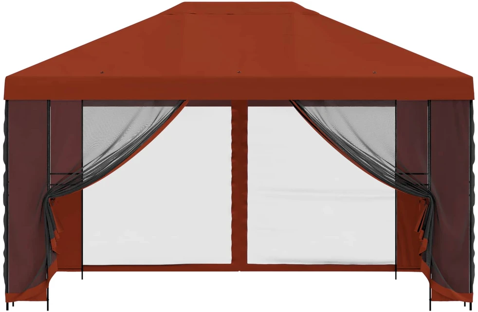 Paviljonas su šoninėmis sienelėmis 4 × 3 m Terakotos